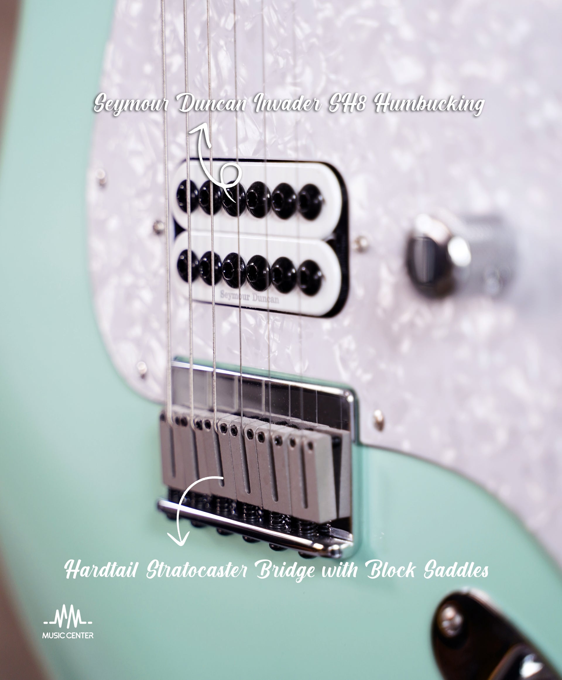 Fender Limited Edition Tom DeLonge Stratocaster Electric Guitar, Surf Green