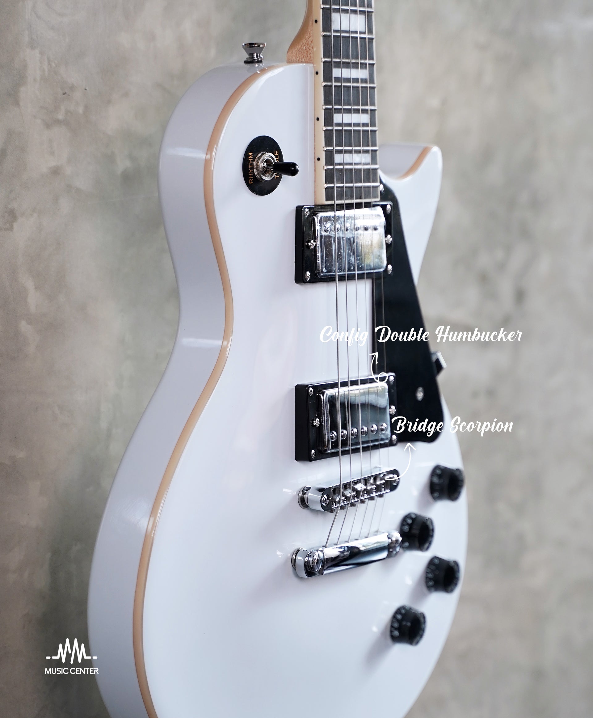 Scorpion LP610 Les Paul Electric Guitar, White