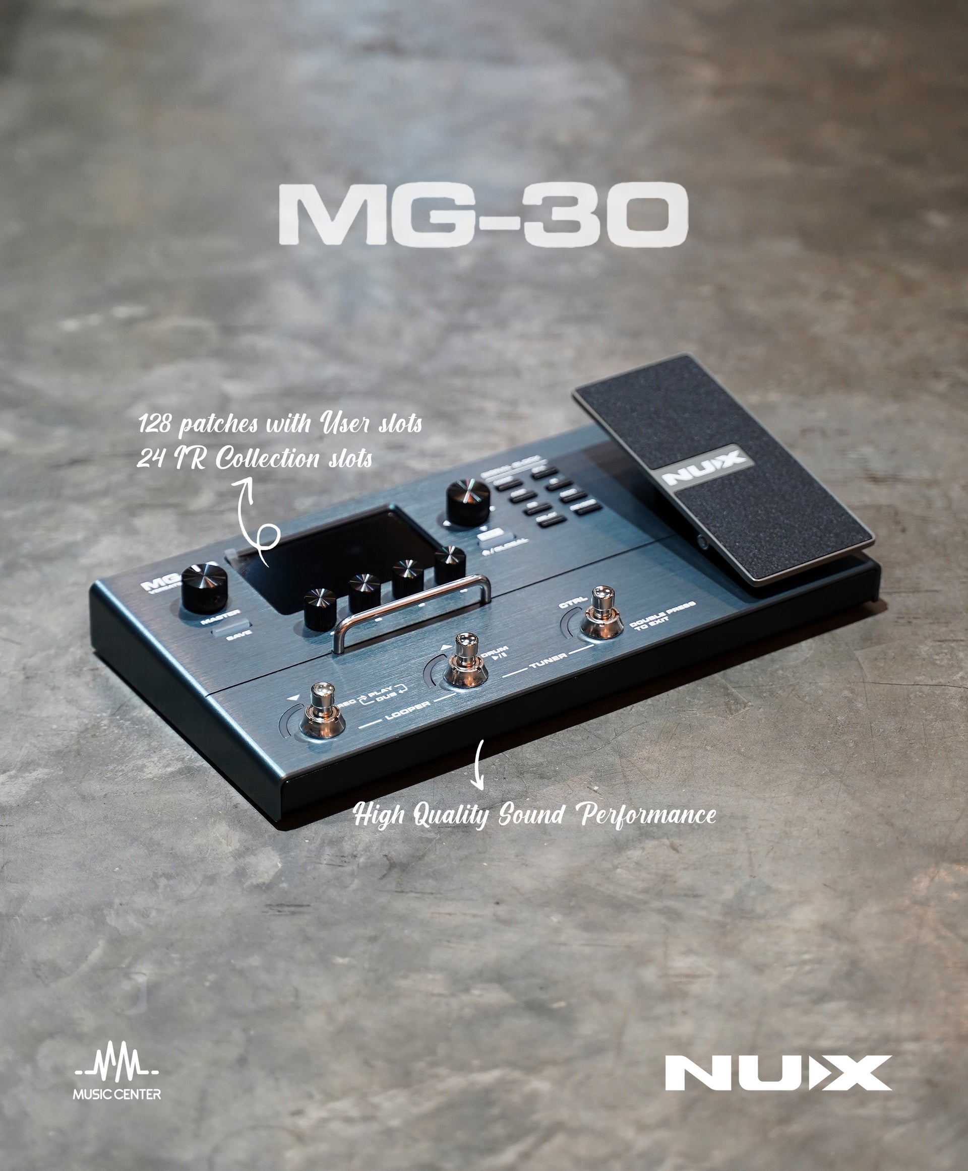 Nux MG30 Modeling Guitar Effect Processor