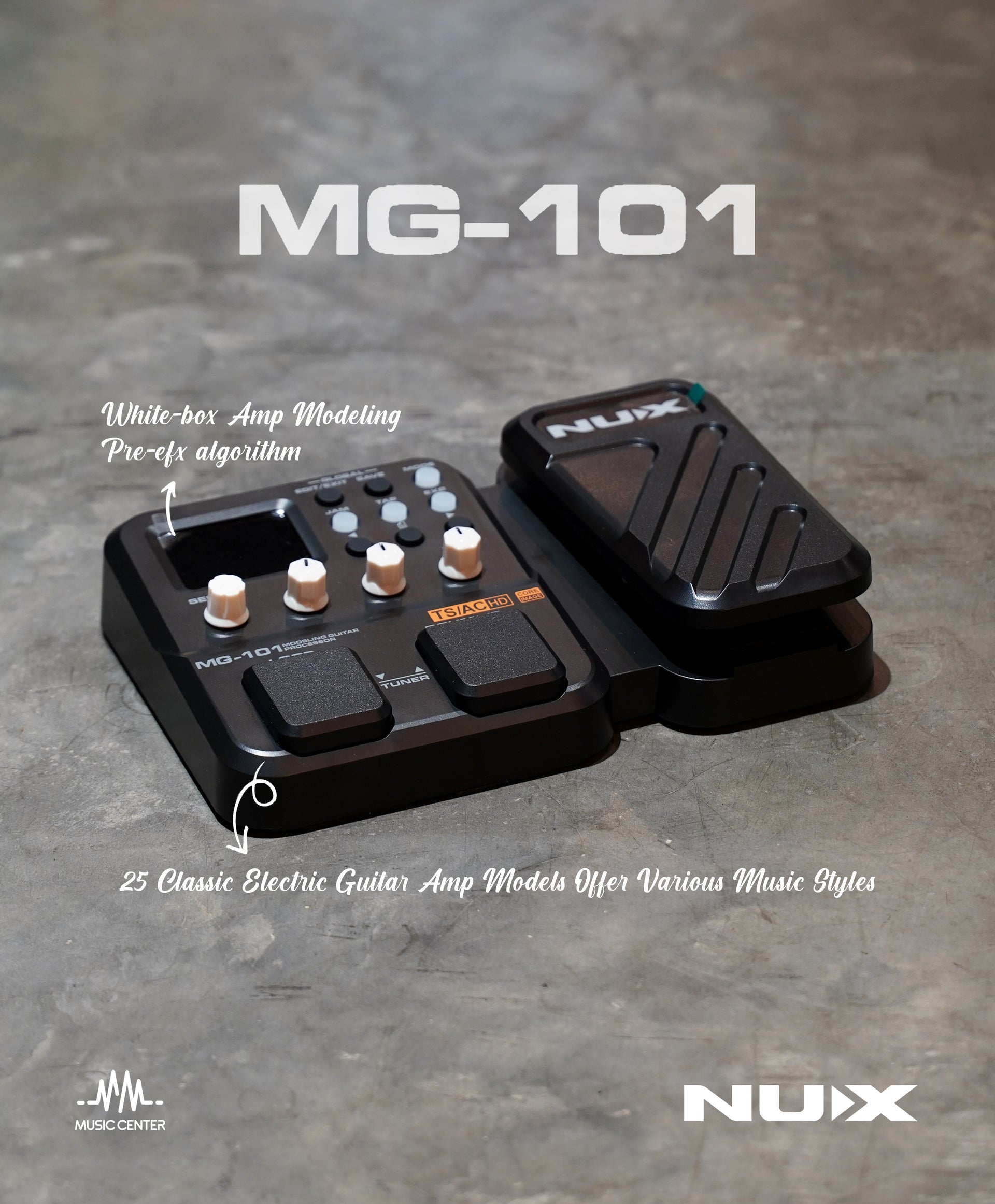 Nux MG101 Modeling Guitar Effect Processor
