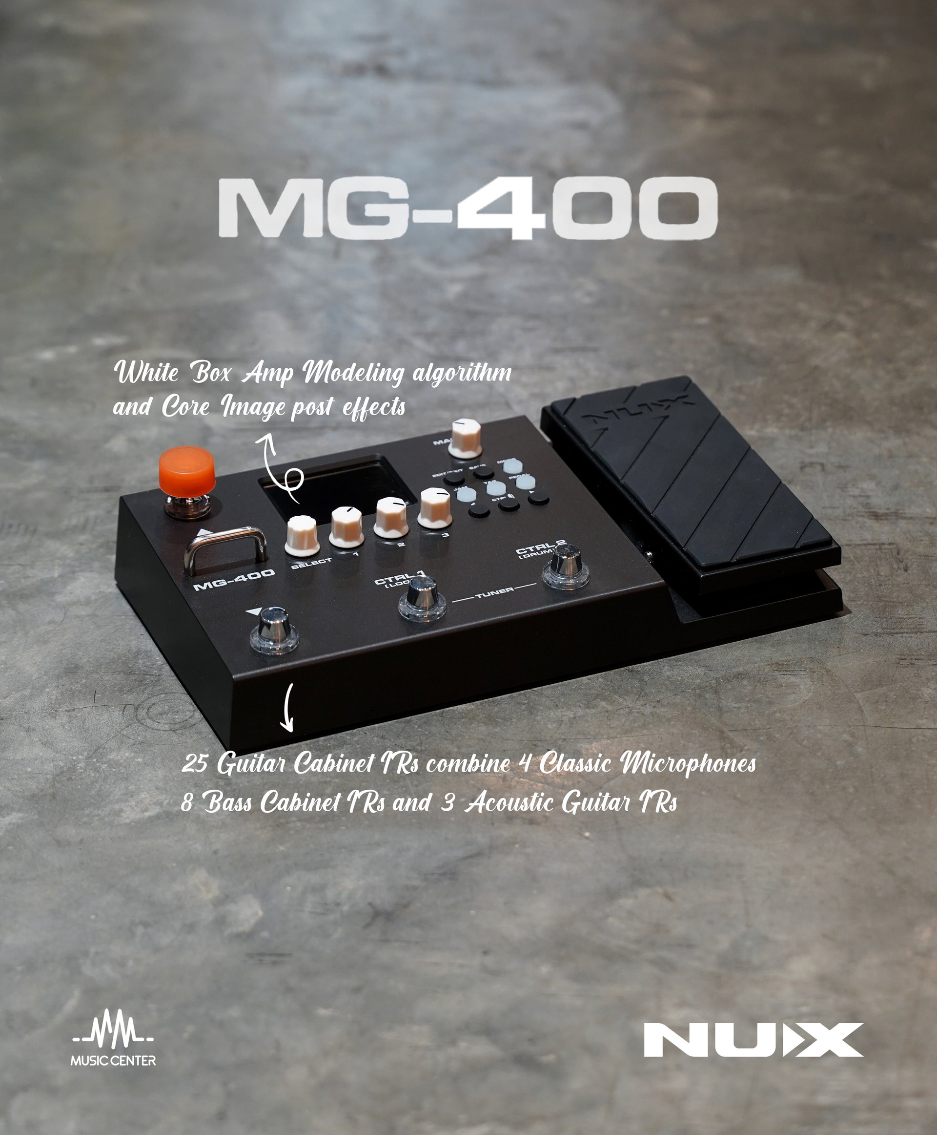 Nux MG400 Modeling Guitar Effect Processor