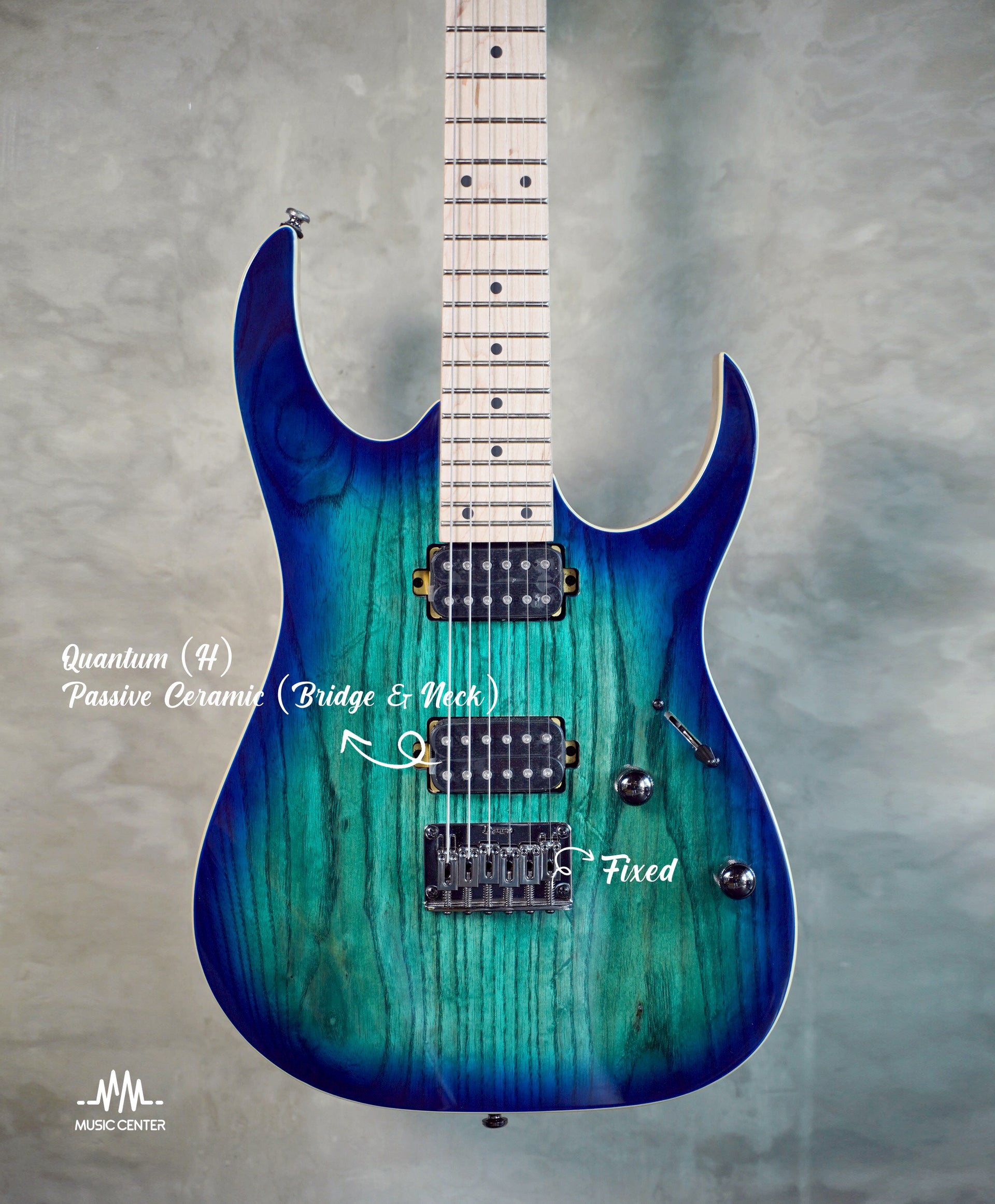 Ibanez RG421AHM Electric Guitar - Blue Moon Burst