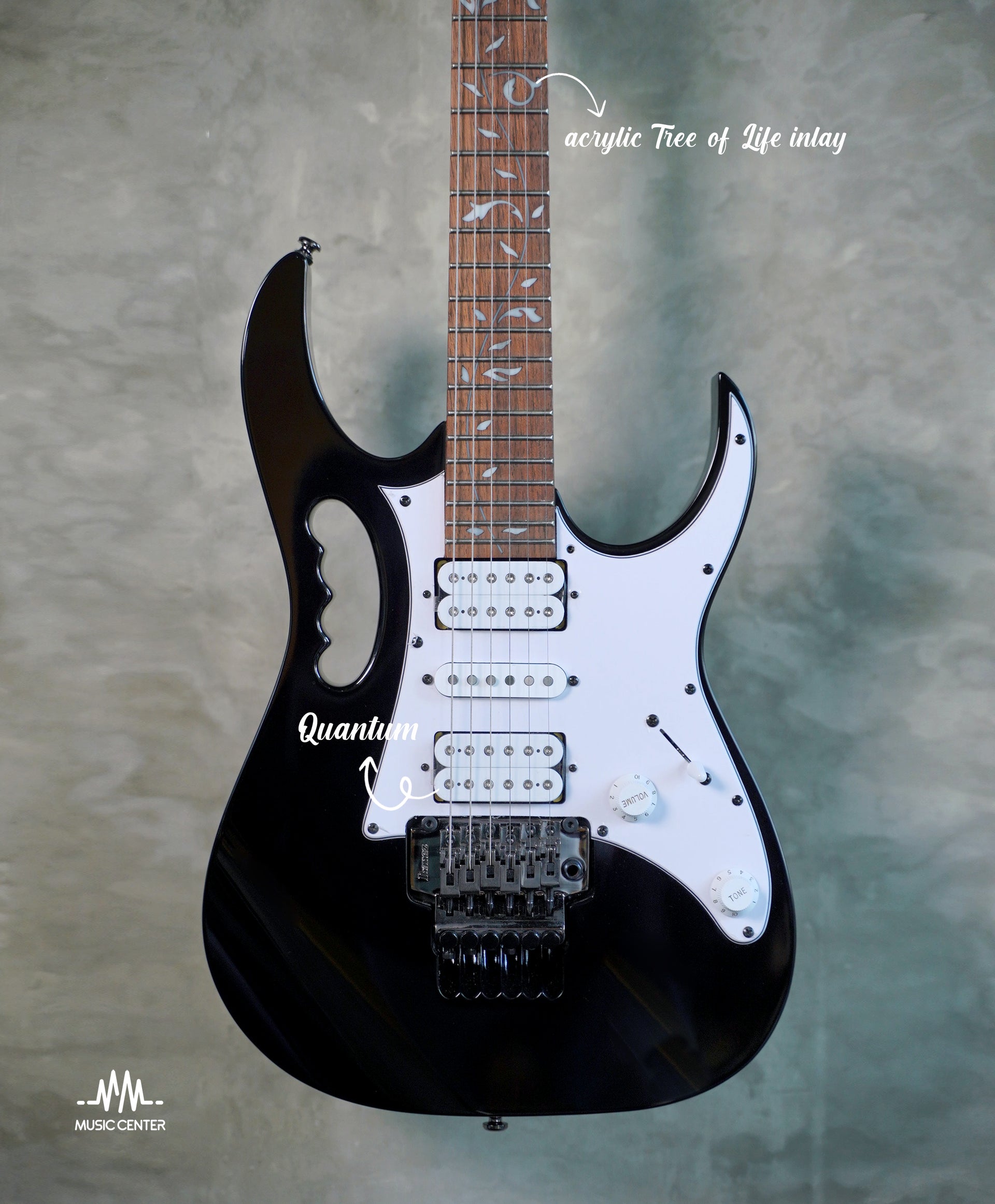 Ibanez JEM-JR Steve Vai Signature Electric Guitar, Black