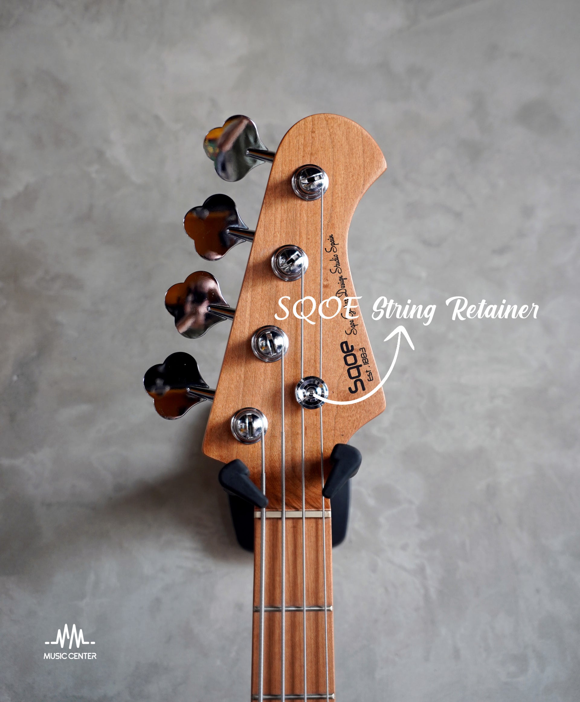 SQOE SPB600 Electric Bass, Sonic Blue