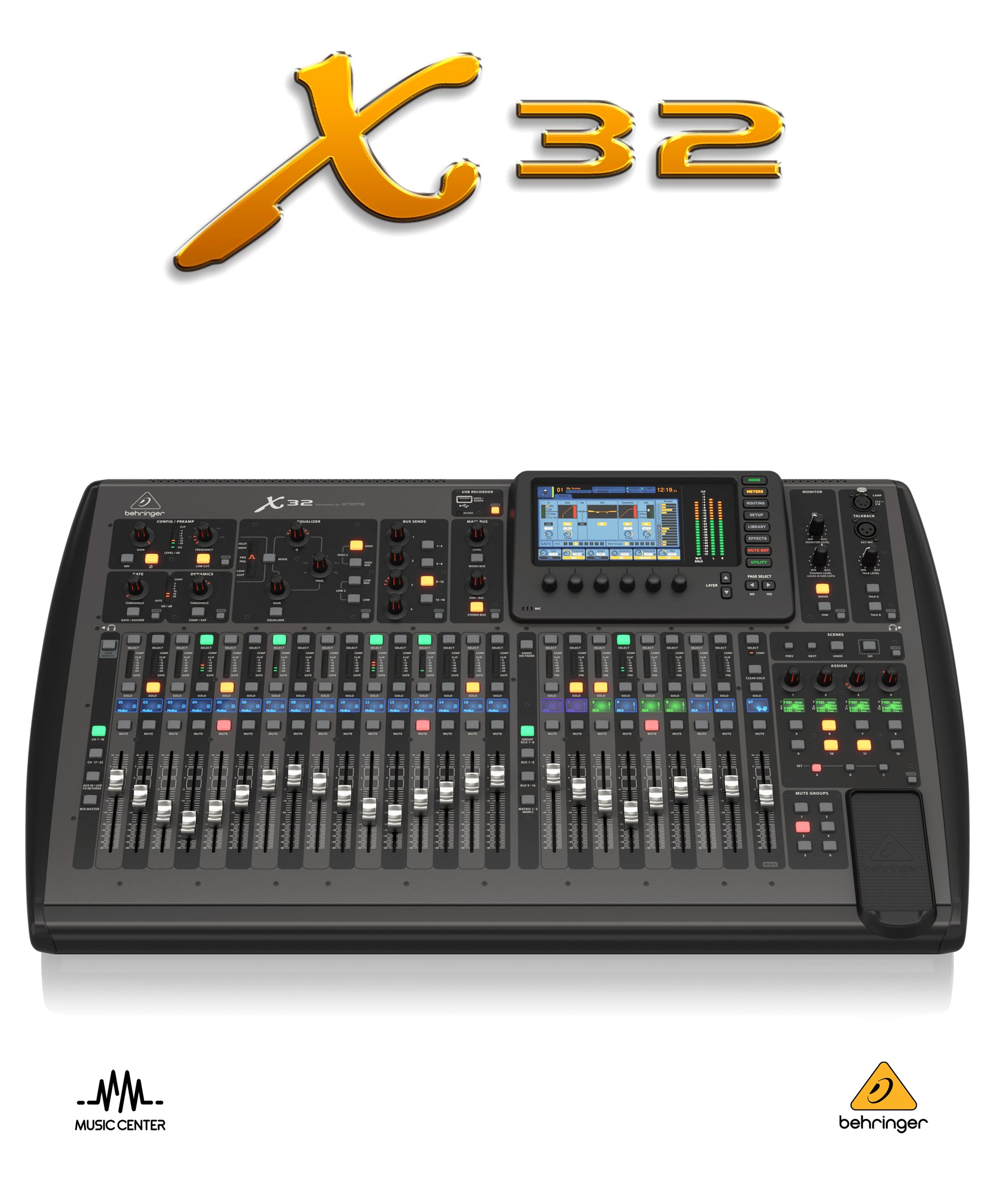 Behringer X32 40 Channel Digital Mixer