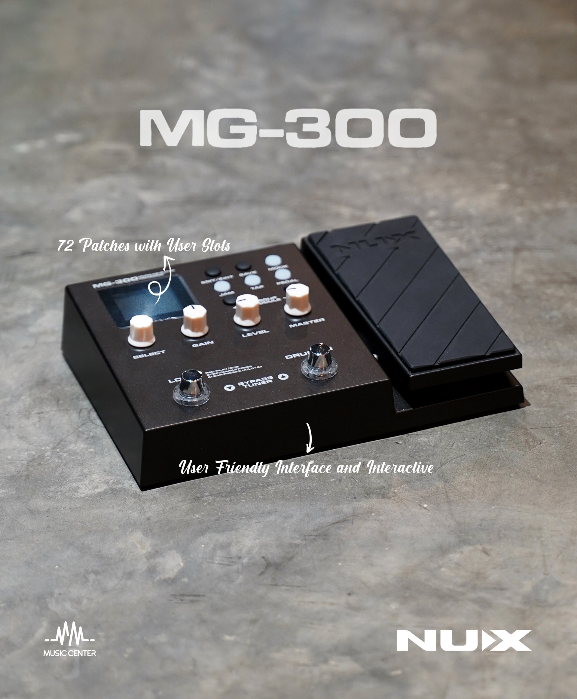 Nux MG300 Modeling Guitar Effect Processor