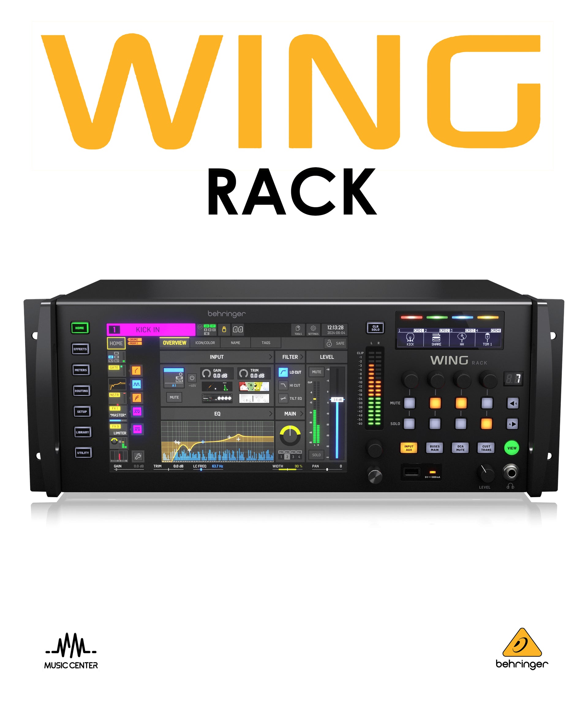 Behringer WING Rack 48 Channel Digital Mixer