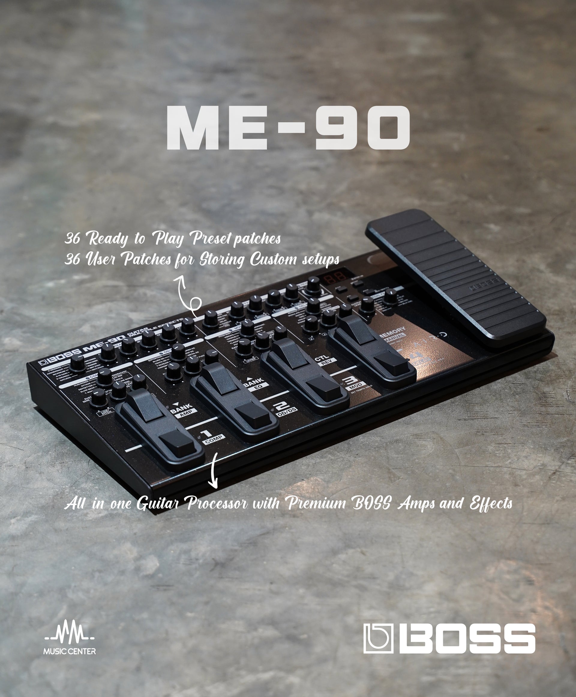 BOSS ME-90 Guitar Multi Effect Processor