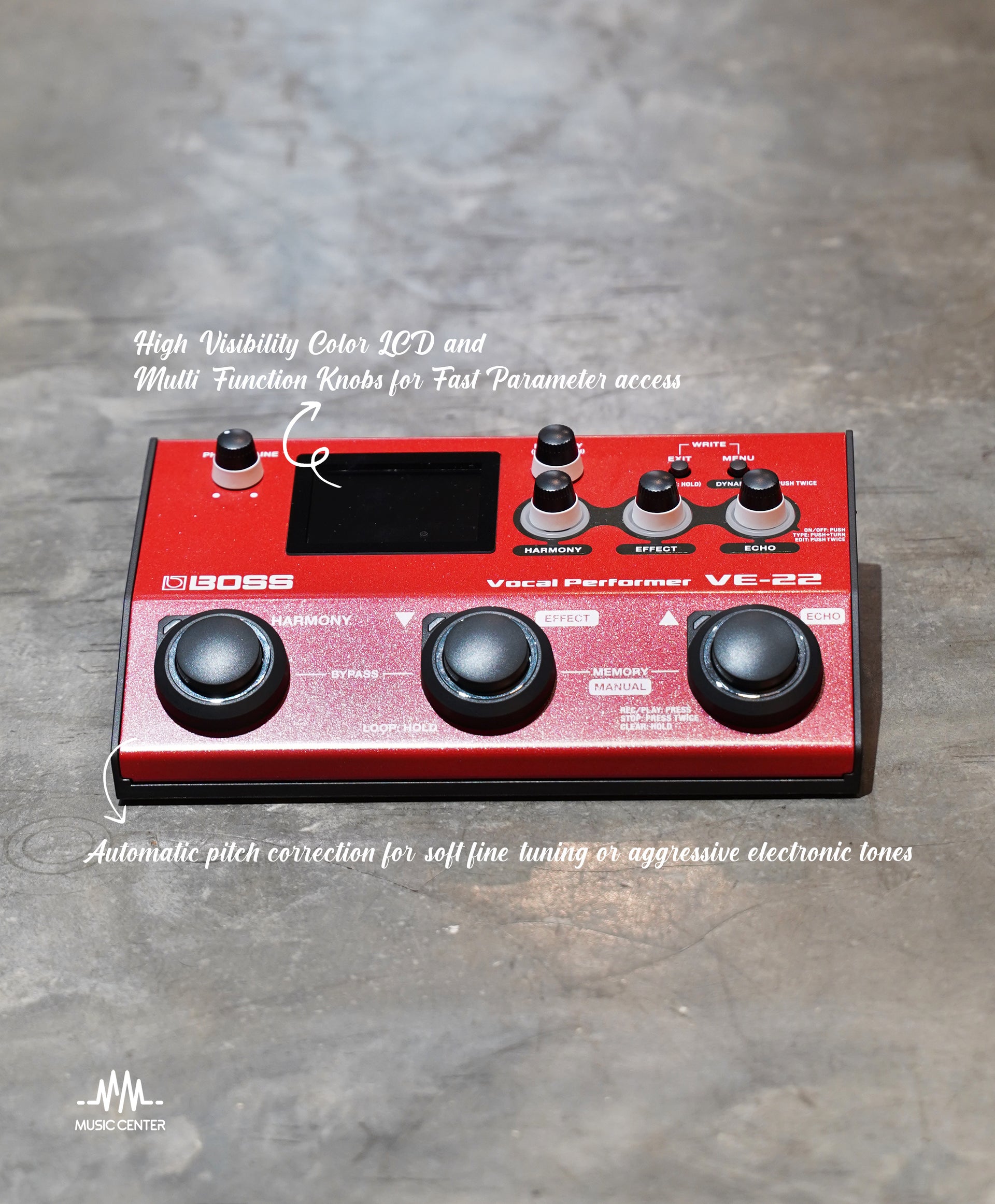 BOSS VE-22 Vocal Performer Pedal