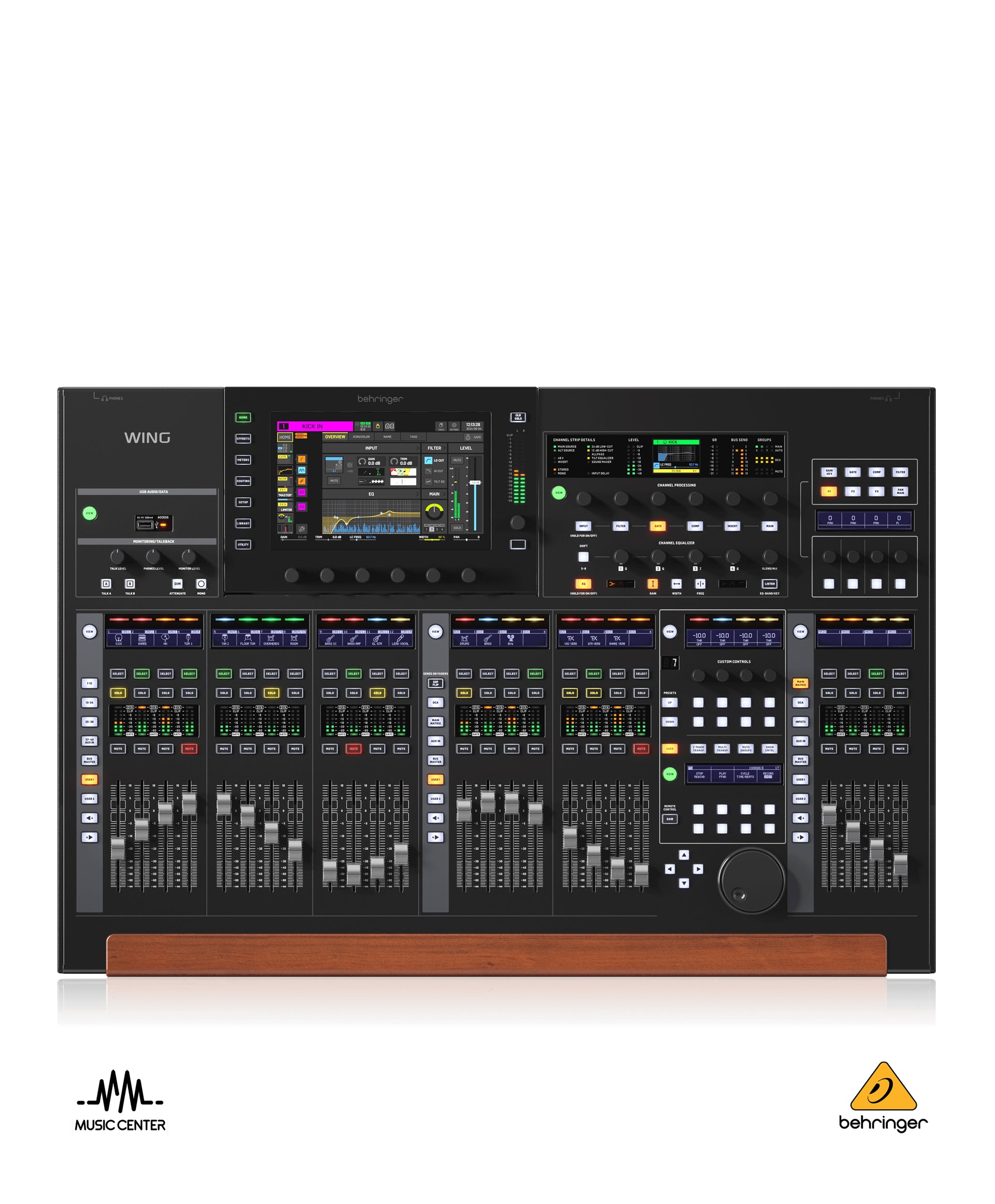 Behringer WING 48 Channel Digital Mixer, Black